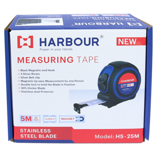 متر دستی ۵ متری هاربر مدل H5-25M