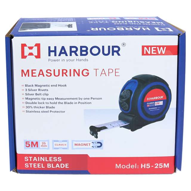 متر دستی ۵ متری هاربر مدل H5-25M