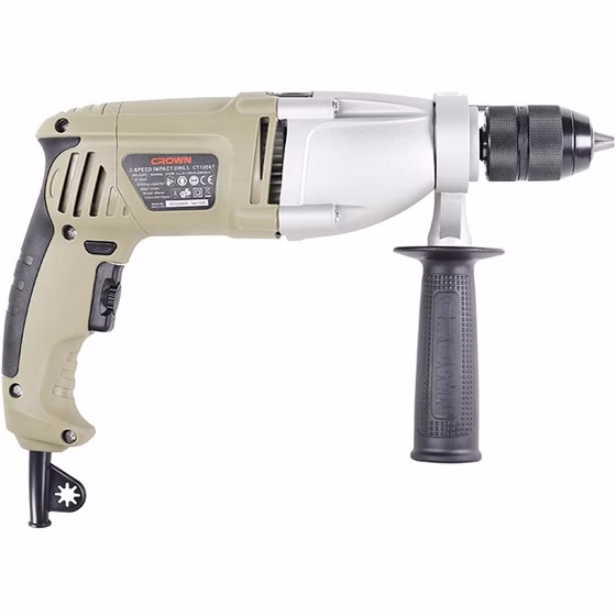 دریل گیربکسی ۱۳ میلی متر ۸۱۰ وات سه نظام اتوماتیک با کد CT10067C