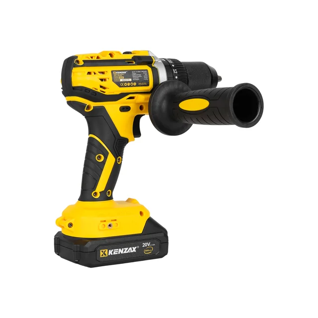 دریل پیچ گوشتی شارژی 20 ولت دو سرعته چکشی 50 نیوتن متر کنزاکس مدل 8220