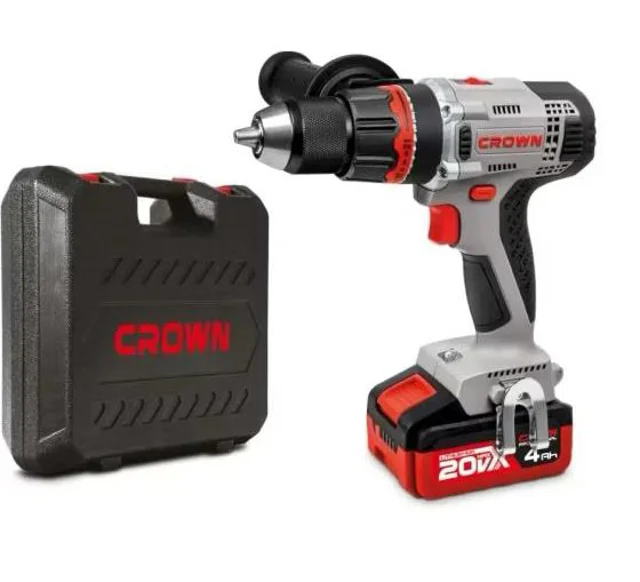 دریل شارژی ۱۳ میلیمتر ۲۰ ولت ۴ آمپر (دو باتری) CT21076HMX