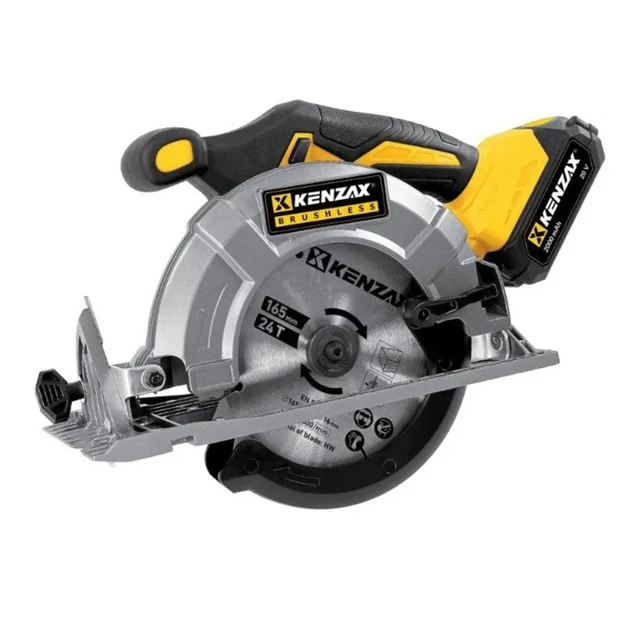 اره گرد بر شارژی براشلس ۲۰ ولت ۱۶۵ میلی متر کنزاکس مدل ۸۷۱۶