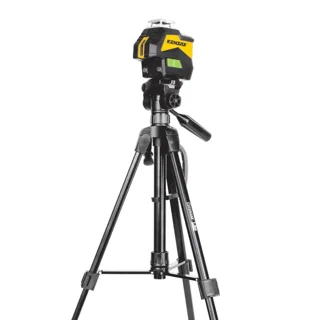 تراز لیزری 5 خط سبز 360 درجه به همراه سه پایه و کیف کنزاکس مدل 1146P