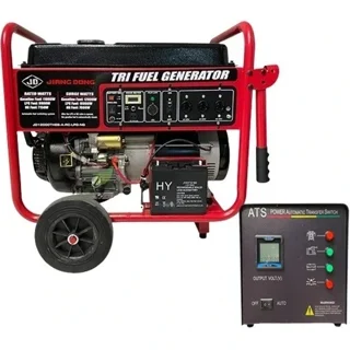 موتور برق جیانگ دانگ 12کیلووات سه فاز سه گانه اتوماتیک مدل JD12000THEBT-A-RC-LPG-NG
