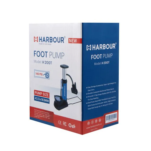 تلمبه پایی گیج‌دار هاربر مدل 200T