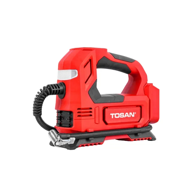 کیت کمپرسور فندکی و چراغ قوه شارژی 20ولت توسن مدل 9799