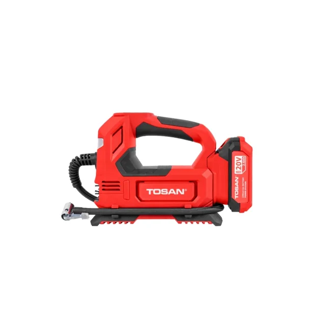 کیت کمپرسور فندکی و چراغ قوه شارژی 20ولت توسن مدل 9799